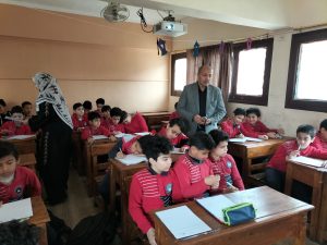 انتظام طلاب شبان  بنها في اداء  اختبارات المهام الادائية