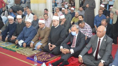محافظ القليوبية يشهد احتفالية "ليلة القدر" بمسجد ناصر بمدينة بنها