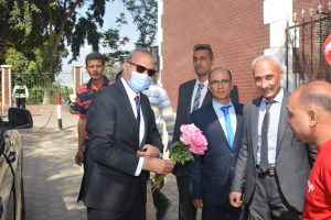 محافظ القليوبية يتفقد حدائق القناطر الخيرية لتقديم التهنئة بمناسبة عيد الفطر