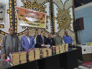 بحضور رئيس هيئة شبان بنها .. حفل تكريم حفظة القرآن الكريم بميت راضي