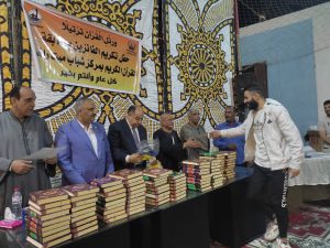 بحضور رئيس هيئة شبان بنها .. حفل تكريم حفظة القرآن الكريم بميت راضي