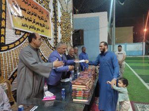 بحضور رئيس هيئة شبان بنها .. حفل تكريم حفظة القرآن الكريم بميت راضي