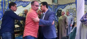 محافظ القليوبية ورئيس جامعة بنها يشاركان فى واجب عزاء والدة الزميل إبراهيم جودة
