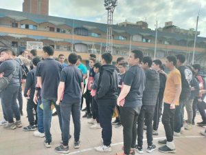 انتظام طلاب شبان بنها في اداء امتحانات العملى للمرحلة الإعدادية