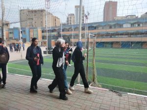 انتظام طلاب شبان بنها في اداء امتحانات العملى للمرحلة الإعدادية