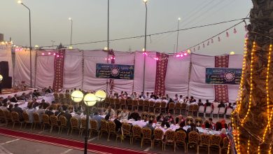 رئيس جامعة بنها يشارك الطلاب حفل الإفطار الجماعي ويكرم المشاركين في مبادرة طلاب الخير في شهر الخير