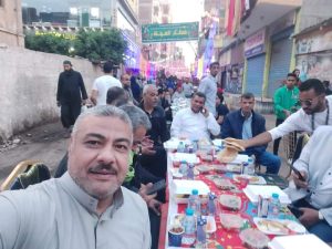 على غرار إفطار المطرية .. تنظيم مائدتي إفطار بمنطقتي المحطة والبلد بقليوب