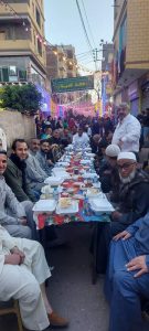 على غرار إفطار المطرية .. تنظيم مائدتي إفطار بمنطقتي المحطة والبلد بقليوب
