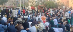 صور - توافد كبير للمصلين لأداء صلاة عيد الفطر ببنها