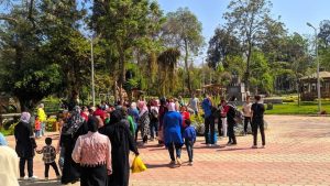 صور .. حدائق القناطر تواصل استقبال المواطنين في رابع أيام عيد الفطر