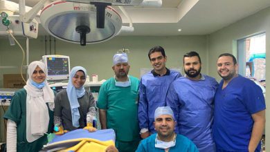 صور - إنقاذ حياة طفل ابتلع جسم غريب بمستشفى الأطفال ببنها