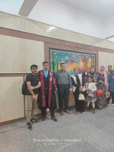 الباحث  سعيد محمد طه يحصل علي الدكتوراه في الاداب 