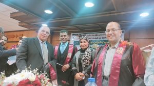 الباحث  سعيد محمد طه يحصل علي الدكتوراه في الاداب 