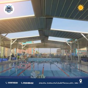 بمواصفات عالمية..حمام سباحة شبان بنها قطعة من الجمال والاحترافية  