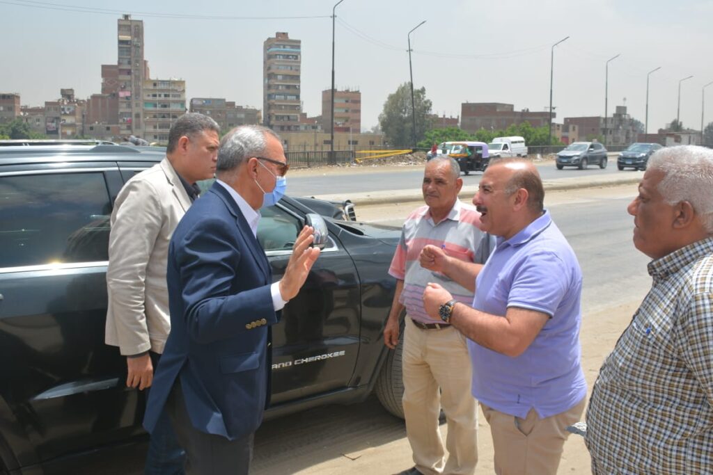 محافظ القليوبية يتابع أعمال النظافة ومشروعات الطرق القومية بشبرا الخيمة محافظ القليوبية يتابع أعمال النظافة ومشروعات الطرق القومية بشبرا الخيمة
