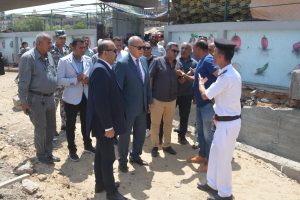 محافظ القليوبية يتابع مشروعات بنها وشبرا الخيمة