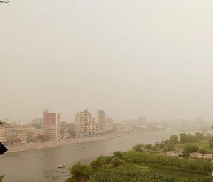 أمطار خفيفة ورياح وأتربة بالقليوبية - صور