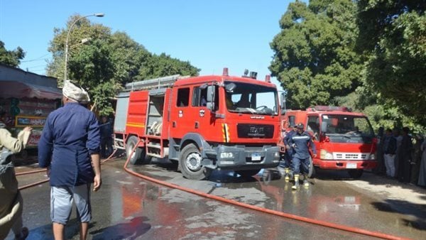 اندلاع حريق في محول كهرباء بقرية بالقليوبية