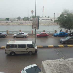 أمطار خفيفة ورياح وأتربة بالقليوبية - صور