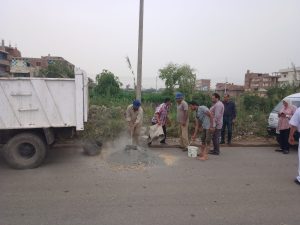 بسبب سوء الأحوال الجوية .. سقوط مأذنة مسجد وأشجار وميل أعمدة إنارة بالقليوبية