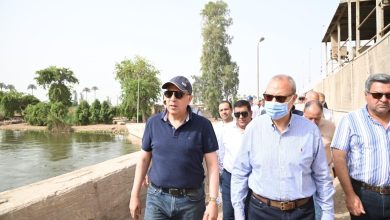 وزير الري يتفقد أعمال تطهير الترع والمصارف وحالة الكباري بالقليوبية