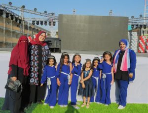 براعم شبان بنها يبدعون  فى استقبال حفل ختام الانشطه