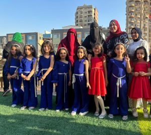 براعم شبان بنها يبدعون  فى استقبال حفل ختام الانشطه