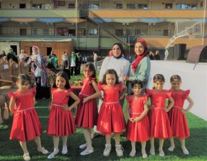 براعم شبان بنها يبدعون  فى استقبال حفل ختام الانشطه