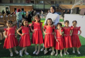 براعم شبان بنها يبدعون  فى استقبال حفل ختام الانشطه