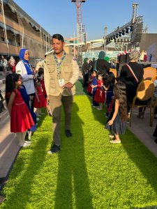 براعم شبان بنها يبدعون  فى استقبال حفل ختام الانشطه