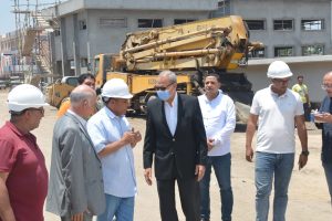 الانتهاء من 93% من إجمالي أعمال محطة المنشأة الكبرى بكفر شكر