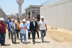 الانتهاء من 93% من إجمالي أعمال محطة المنشأة الكبرى بكفر شكر