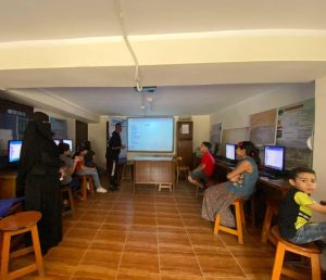 انطلاق نشاط الخط العربى والحاسب الآلى والبرمجة بشبان بنها