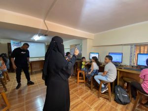 انطلاق نشاط الخط العربى والحاسب الآلى والبرمجة بشبان بنها