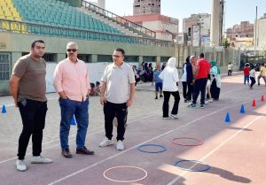 وكيل وزارة الشباب والرياضة يتفقد تدريبات المشروع القومي للموهبة الحركية بالقليوبية