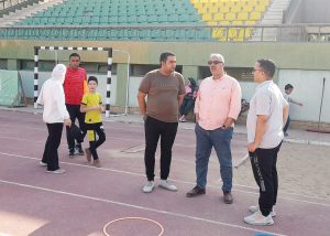 وكيل وزارة الشباب والرياضة يتفقد تدريبات المشروع القومي للموهبة الحركية بالقليوبية