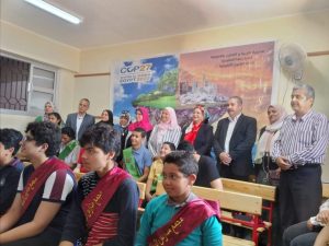 طلاب شبان بنها يشاركون  فى المبادرة الوطنية للمشروعات الخضراء الذكية