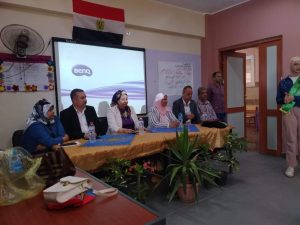 طلاب شبان بنها يشاركون  فى المبادرة الوطنية للمشروعات الخضراء الذكية