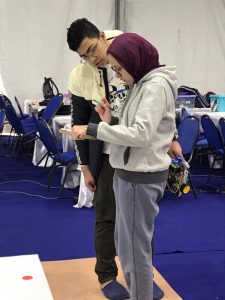 بجاد أسامة يحقق مركزا متقدما في مسابقة كأس مصر للروبوت