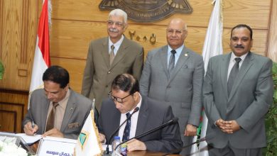 بروتوكول تعاون بين كليتي التربية النوعية بجامعتي بنها والمنوفية 