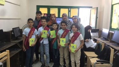 طلاب الشبان يشاركون فى احتفالية إراتوستينس  بالمركز الاستكشافى ببنها