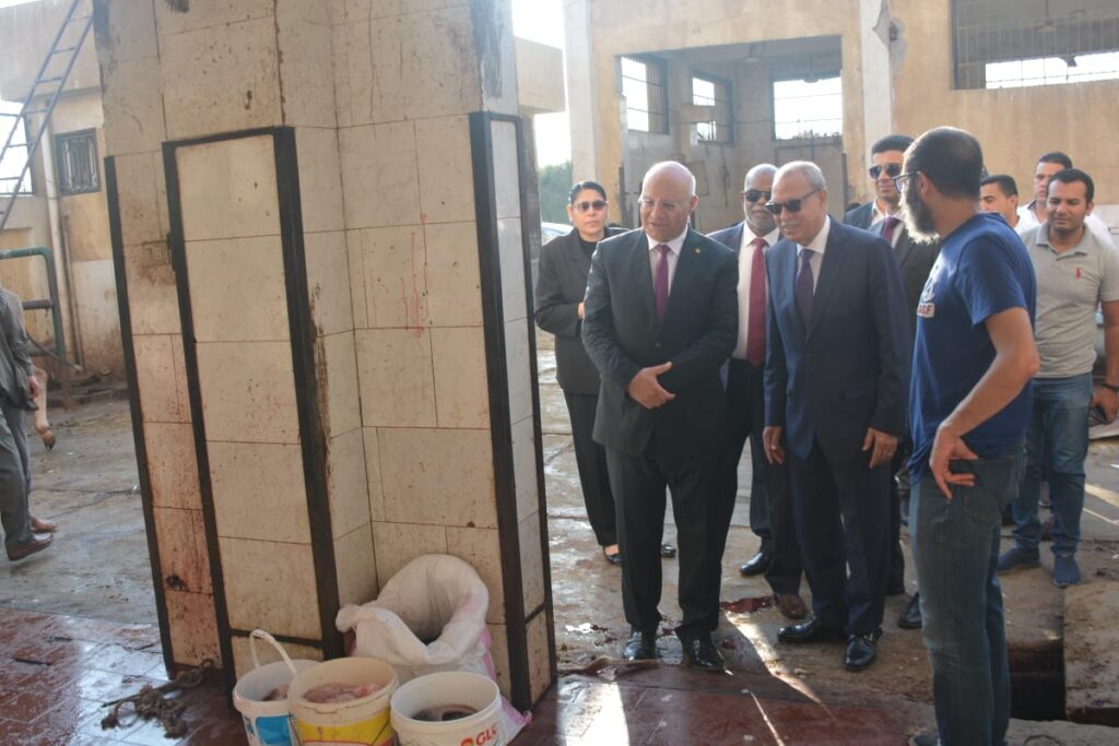 محافظ القليوبية يتفقد المجازر للاطمئنان على جاهزيتها لاستقبال الأضاحي محافظ القليوبية يتفقد المجازر للاطمئنان على جاهزيتها لاستقبال الأضاحي