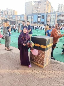 الأطفال يزينون احتفالات شبان بنها بالعيد.. صور