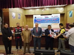 تحت شعار "خدمة الحجيج شرف عظيم".. محافظ القليوبية يكرم بعثة الحج