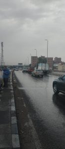 رغم ارتفاع الحرارة .. سقوط أمطار خفيفة بالقليوبية (صور)