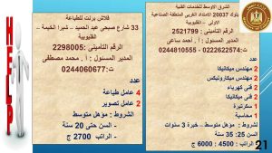 توفير 104 وظيفة جديدة بـ 6 شركات بالقطاع الخاص بالقليوبية