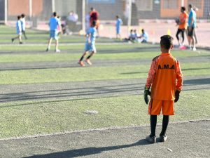 حارس شبان بنها... يزيد محمد  في اختبارات نادي الزمالك