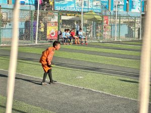 حارس شبان بنها... يزيد محمد  في اختبارات نادي الزمالك