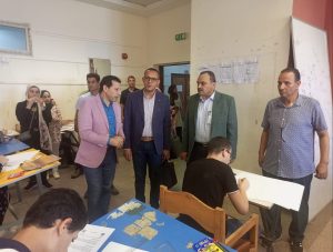 لجنة من المجلس الأعلى للجامعات تتفقد اختبارات القدرات بجامعة بنها (صور)