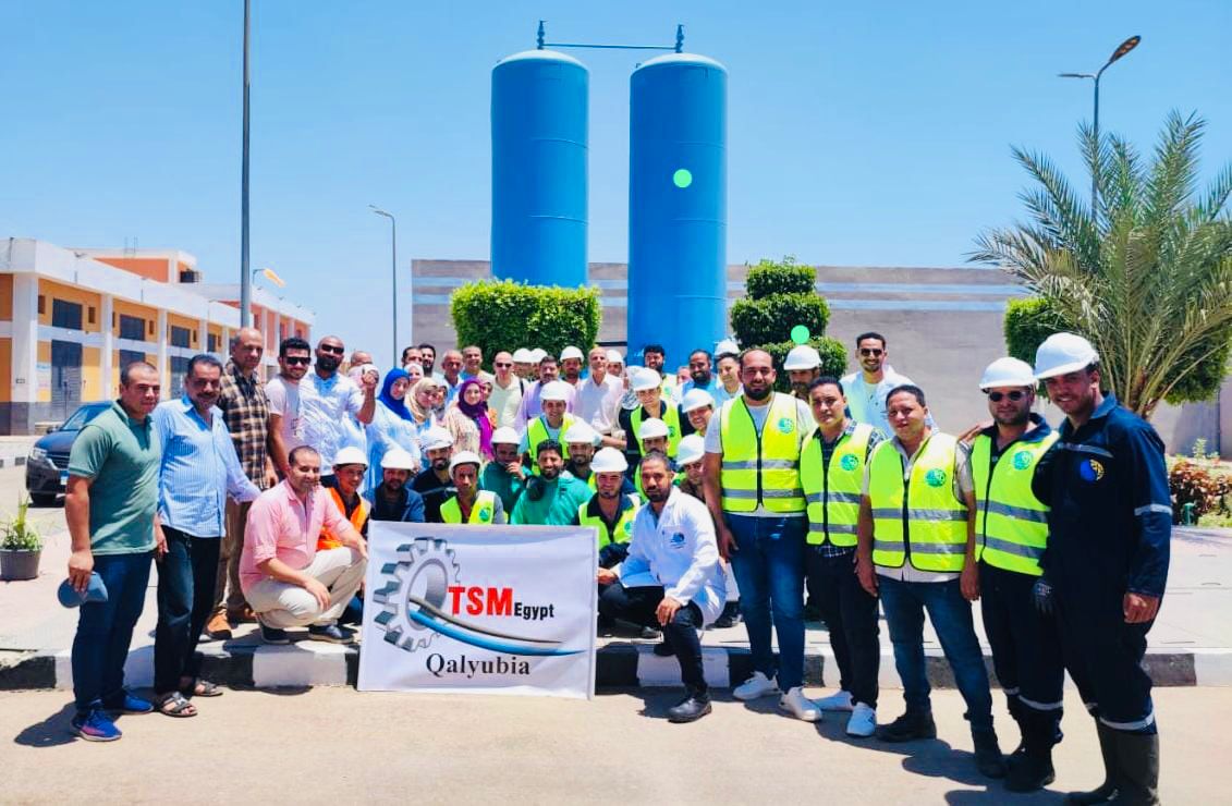 حصول محطة مياه سرياقوس المرشحة بالقليوبية على شهادة Tsm حصول محطة مياه سرياقوس المرشحة بالقليوبية على شهادة Tsm